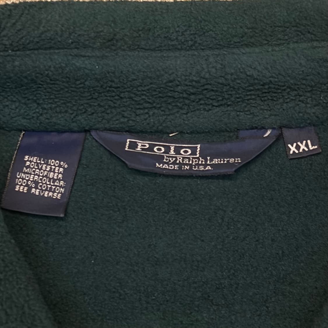 90s Made in USA 빈티지 폴로랄프로렌 플리스 스윙자켓 스윙탑 상품이미지6