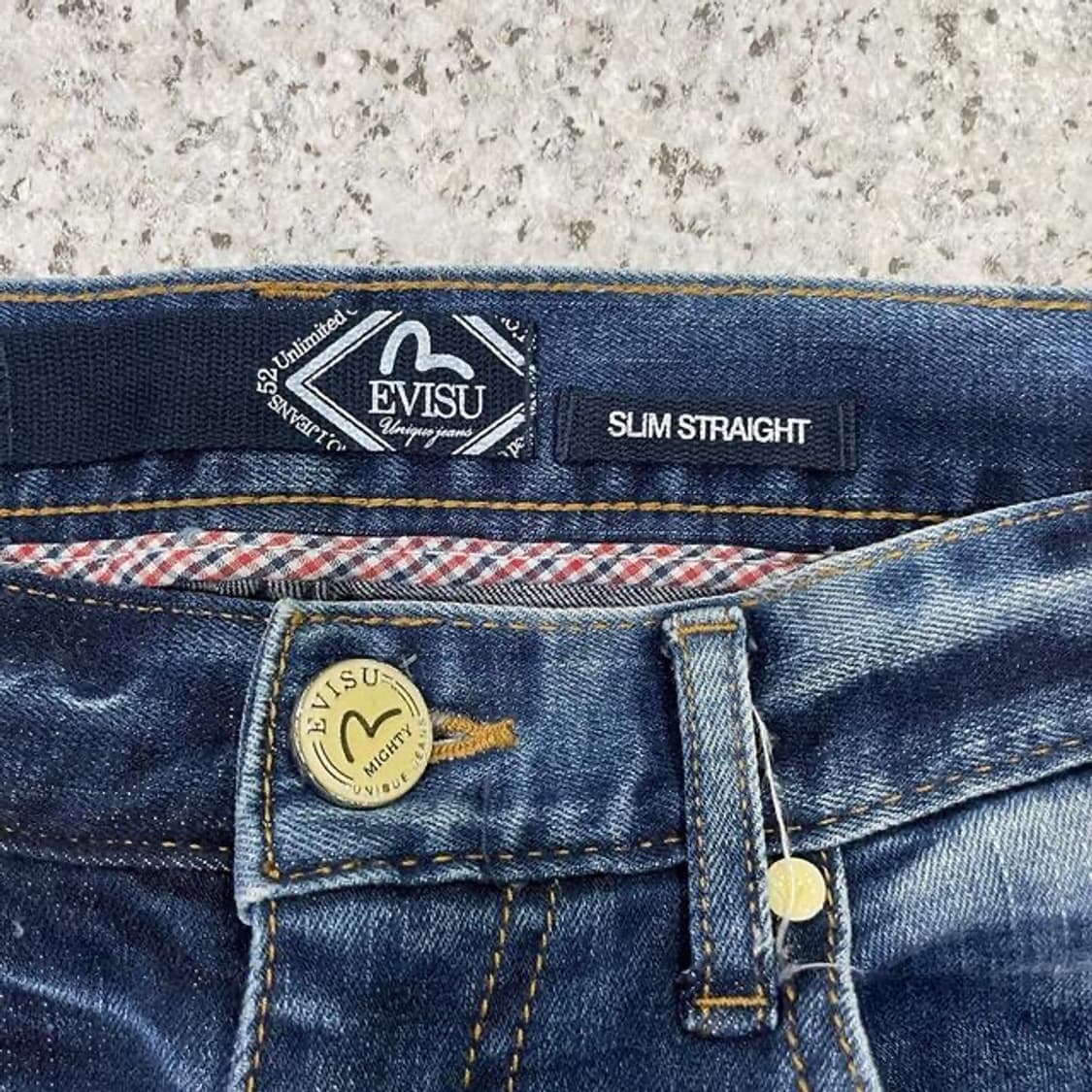 30) 에비수 슬림 스트레이트 진 상품이미지4