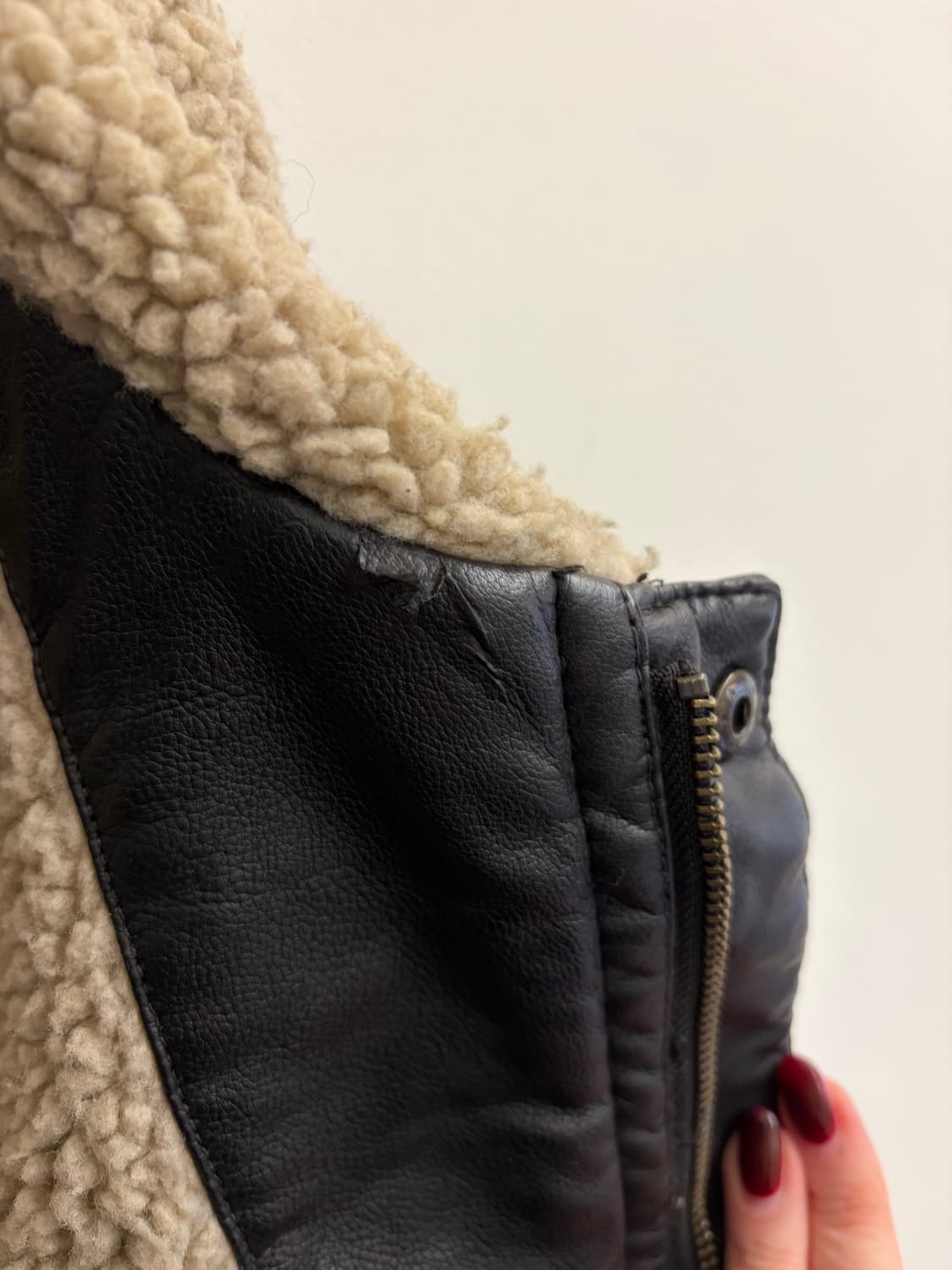 N74. 리바이스 쉐르파 가죽자켓 상품이미지5