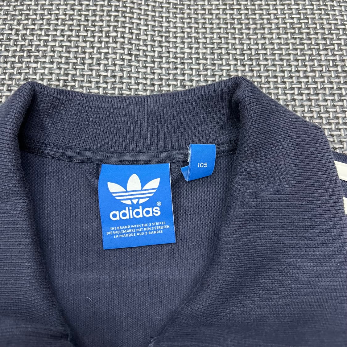 착샷O 아디다스 네이비 로고 져지 105 상품이미지2