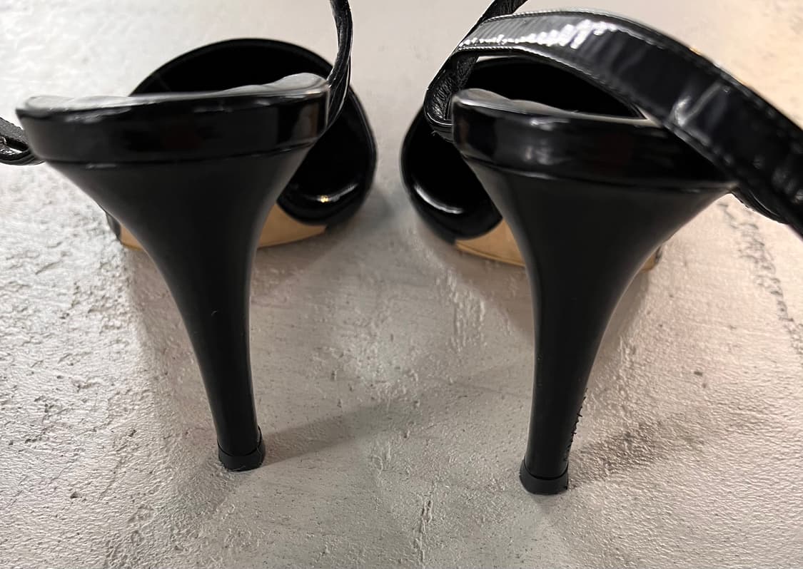 티비 Tibi 페이턴트 슬링백 힐 37.5 상품이미지3