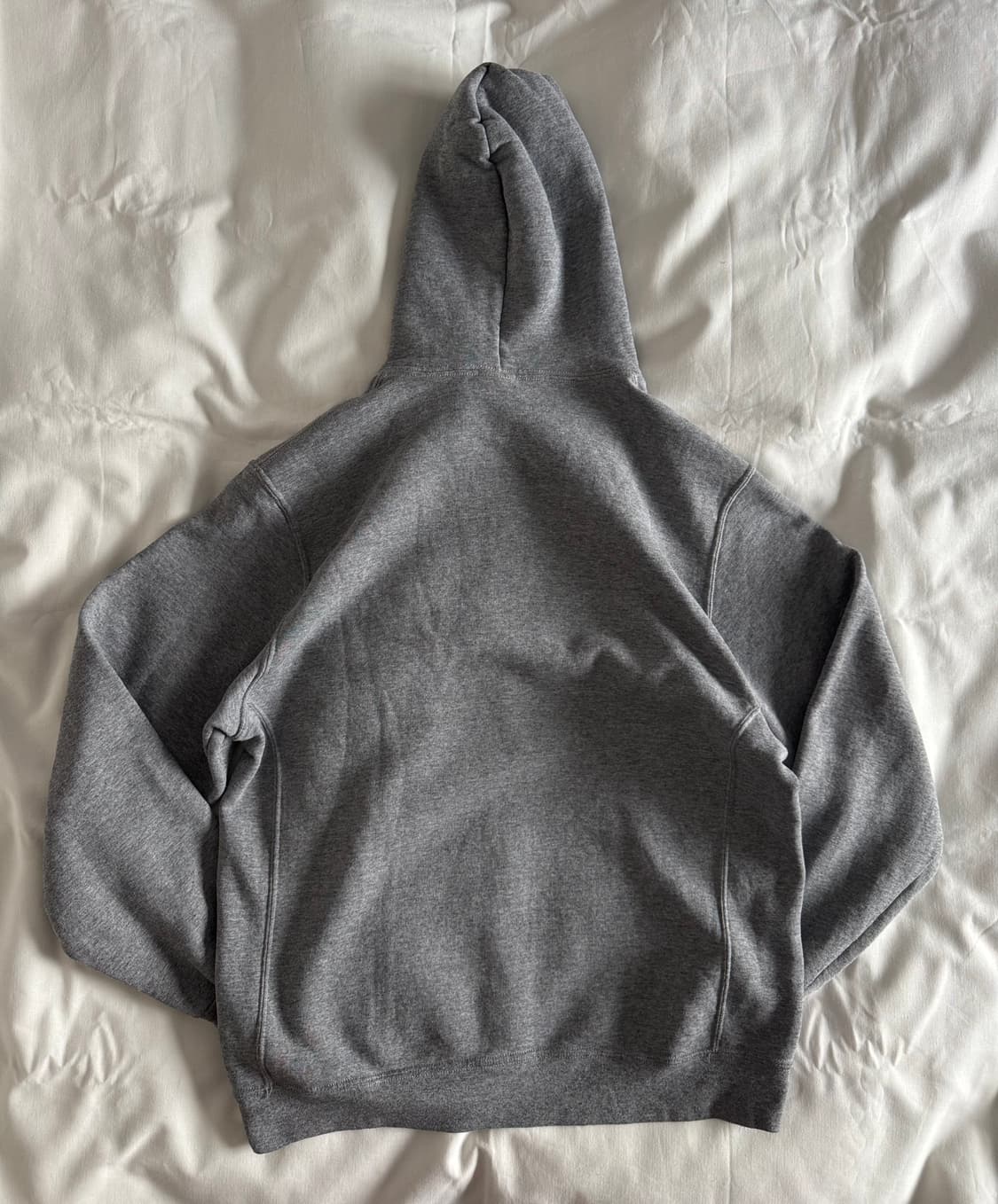 [L] 00s 러셀 애슬레틱 레터링 후드 그레이 상품이미지5