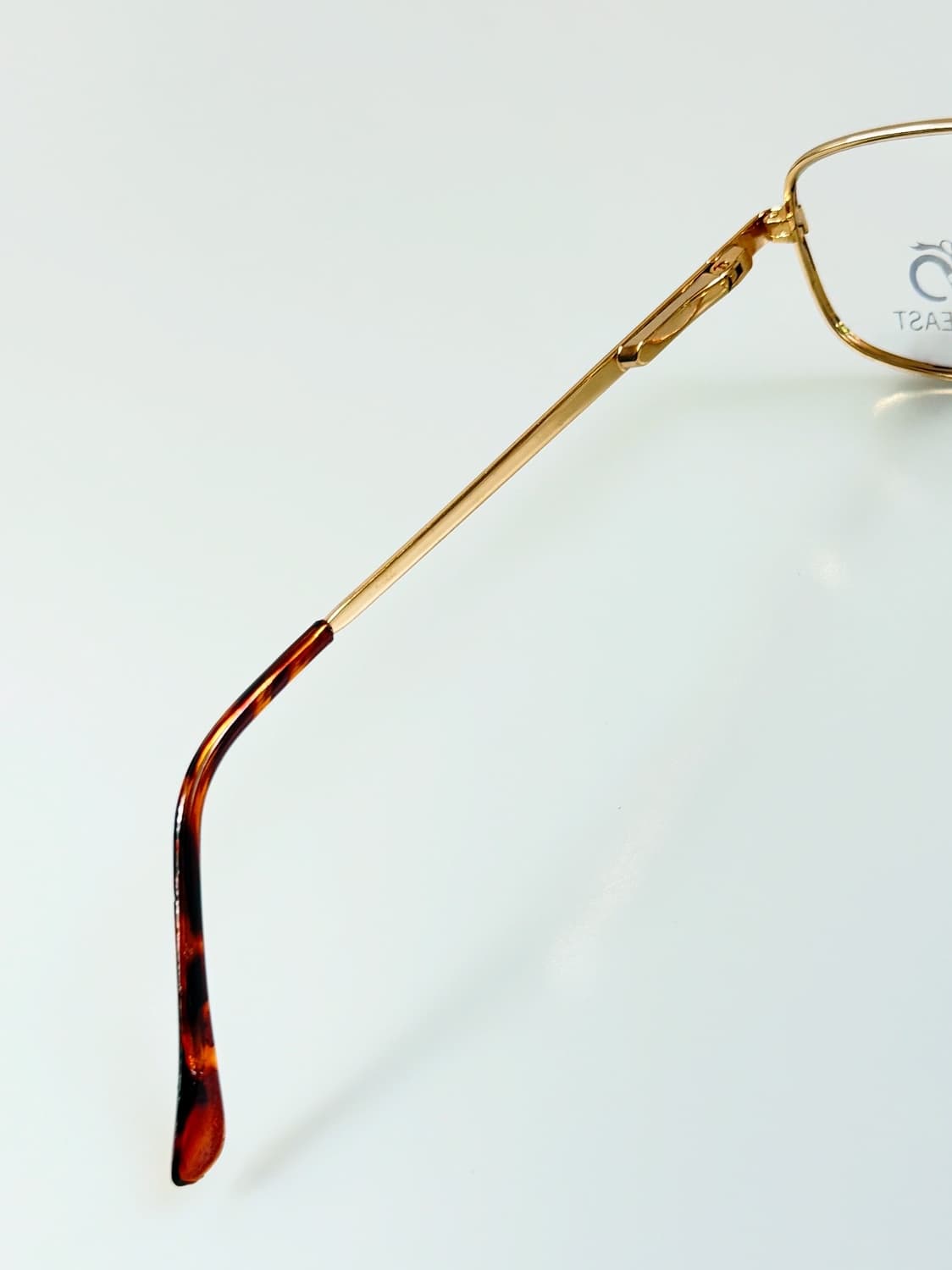 90s SOUTH EAST 골든 레오피드 슬림 스퀘어 빈티지 안경 상품이미지7