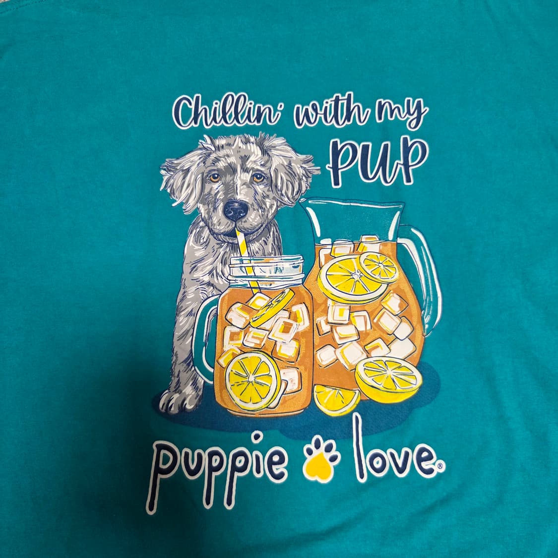 Puppie Love 빈티지 반팔 티셔츠 XL(105) 상품이미지6