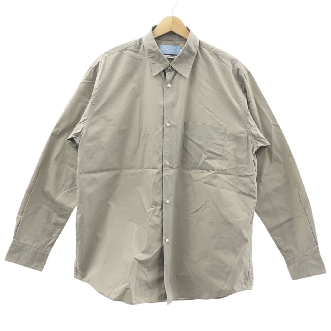 그라프페이퍼 25ss ALUMO for GP 레굴러 칼라 셔츠 상품이미지1
