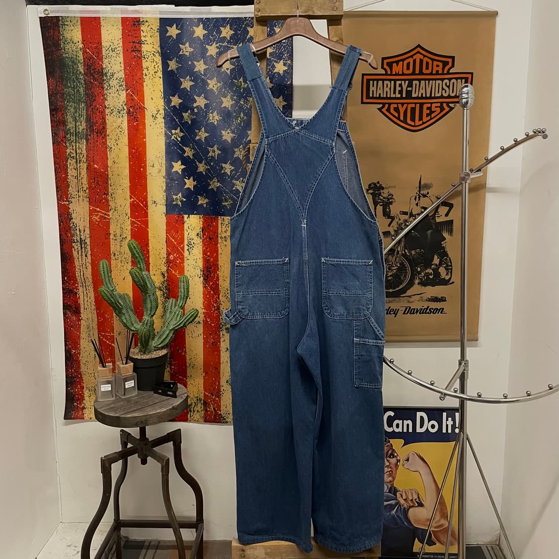 00s 칼하트 오리지널 워크 웨어 더블니 오버롤 데님 멜빵 상품이미지2