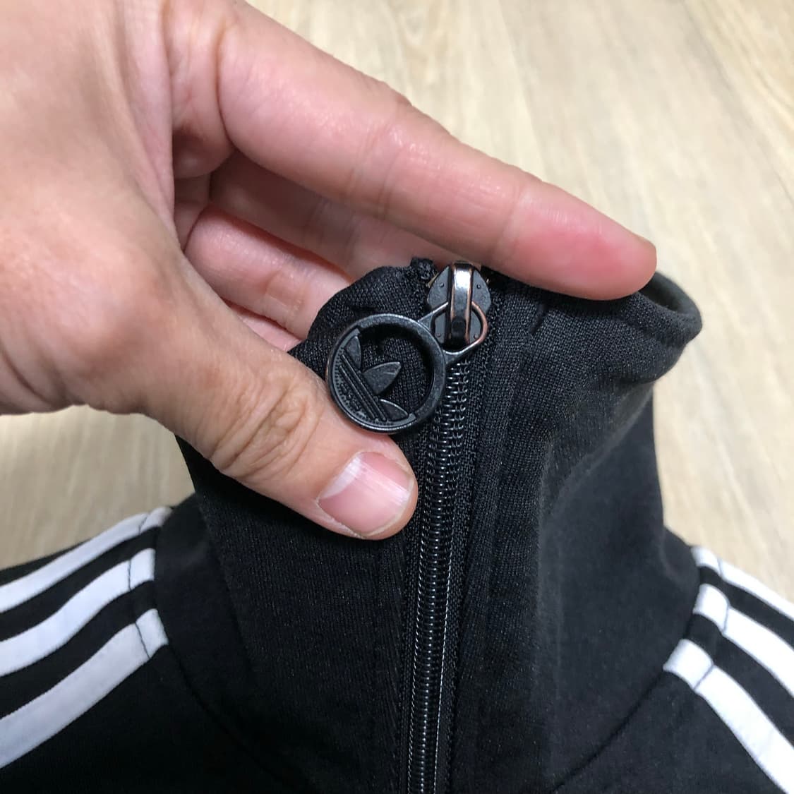 (90) 아디다스 adidas 유로파 TT 트랙탑 불꽃로고 져지 블랙 상품이미지9