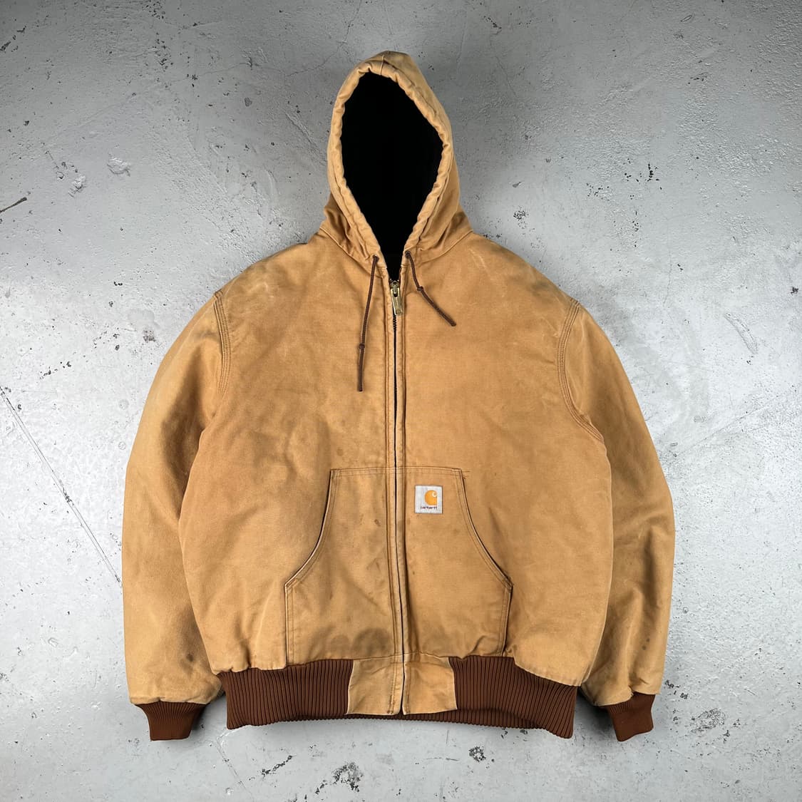 빈티지 칼하트 브라운 액티브 자켓 J04BRN 상품이미지2