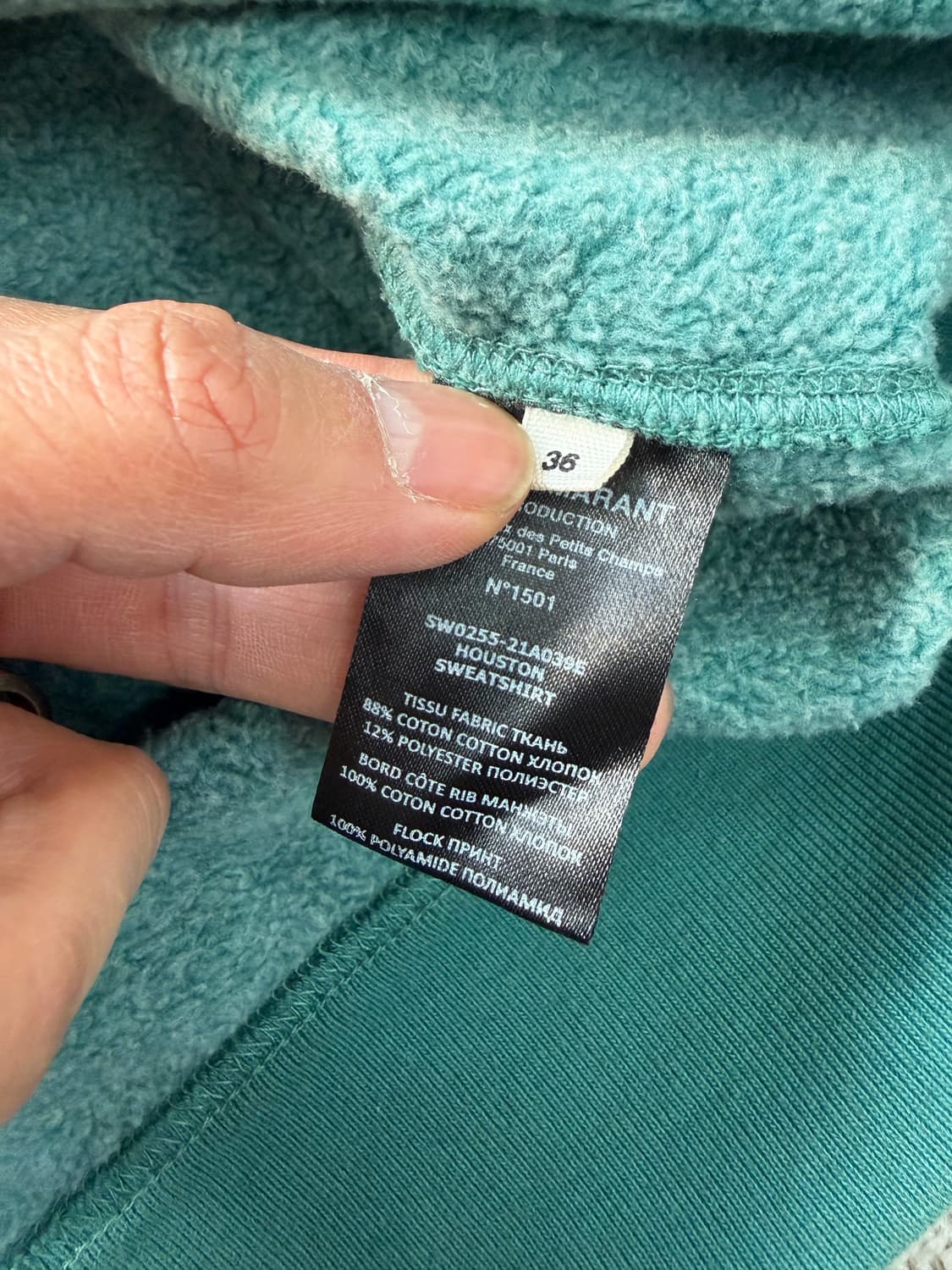 정품) 이자벨마랑 오버핏 여성 맨투맨 36 상품이미지6