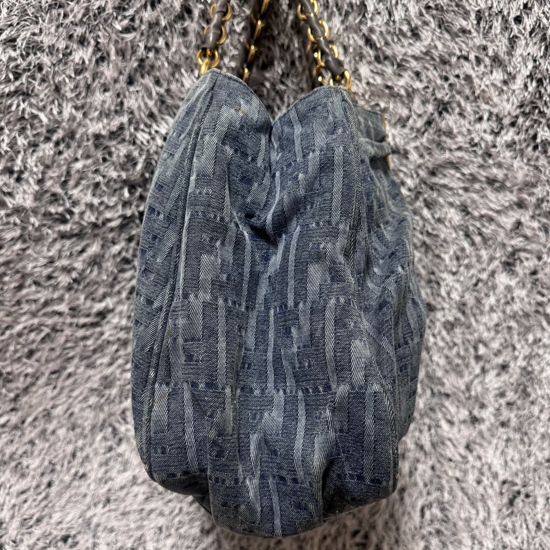 펜디 주카 데님 미아백 빈티지 상품이미지4