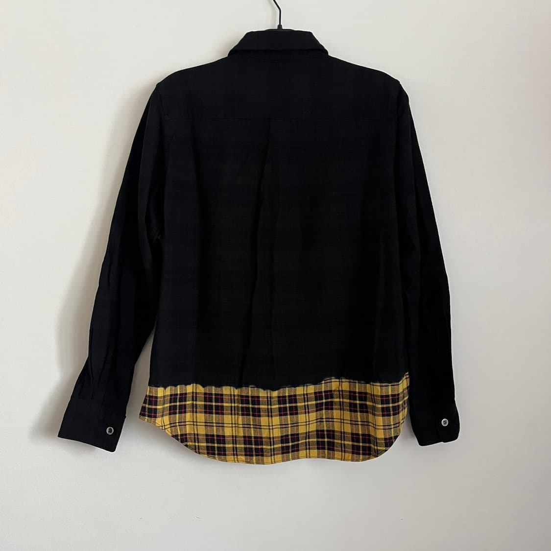 black dyed flannel shirt 상품이미지5
