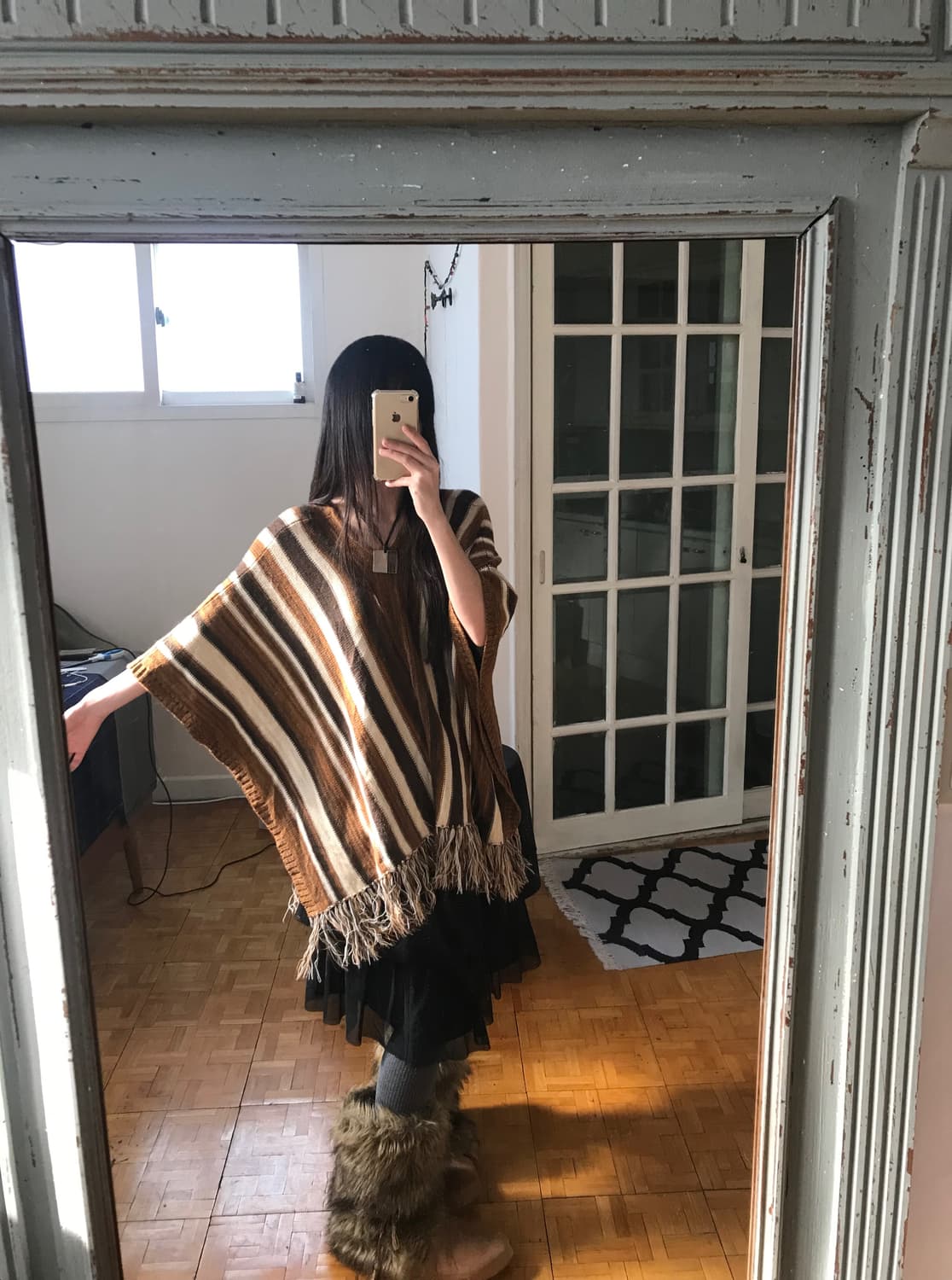 vintage tassle cape 상품이미지3