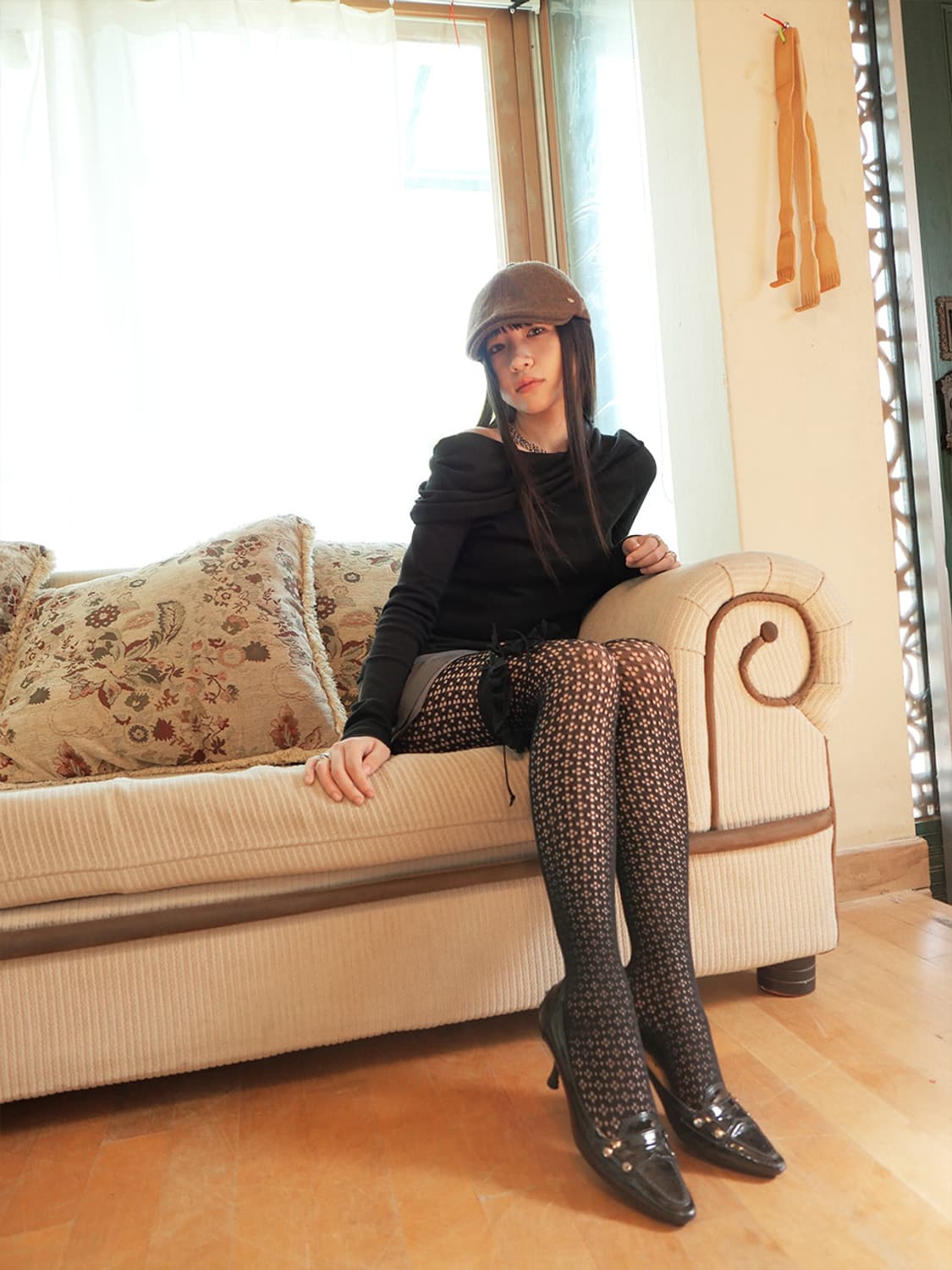 COLOCYNTH antique slit mini skirt 상품이미지2