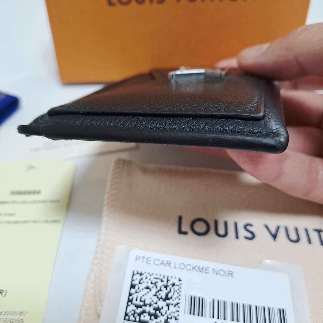 [100%/정품] 루이비통 락미 카드지갑 블랙 풀박스, 루이비통지갑 상품이미지4