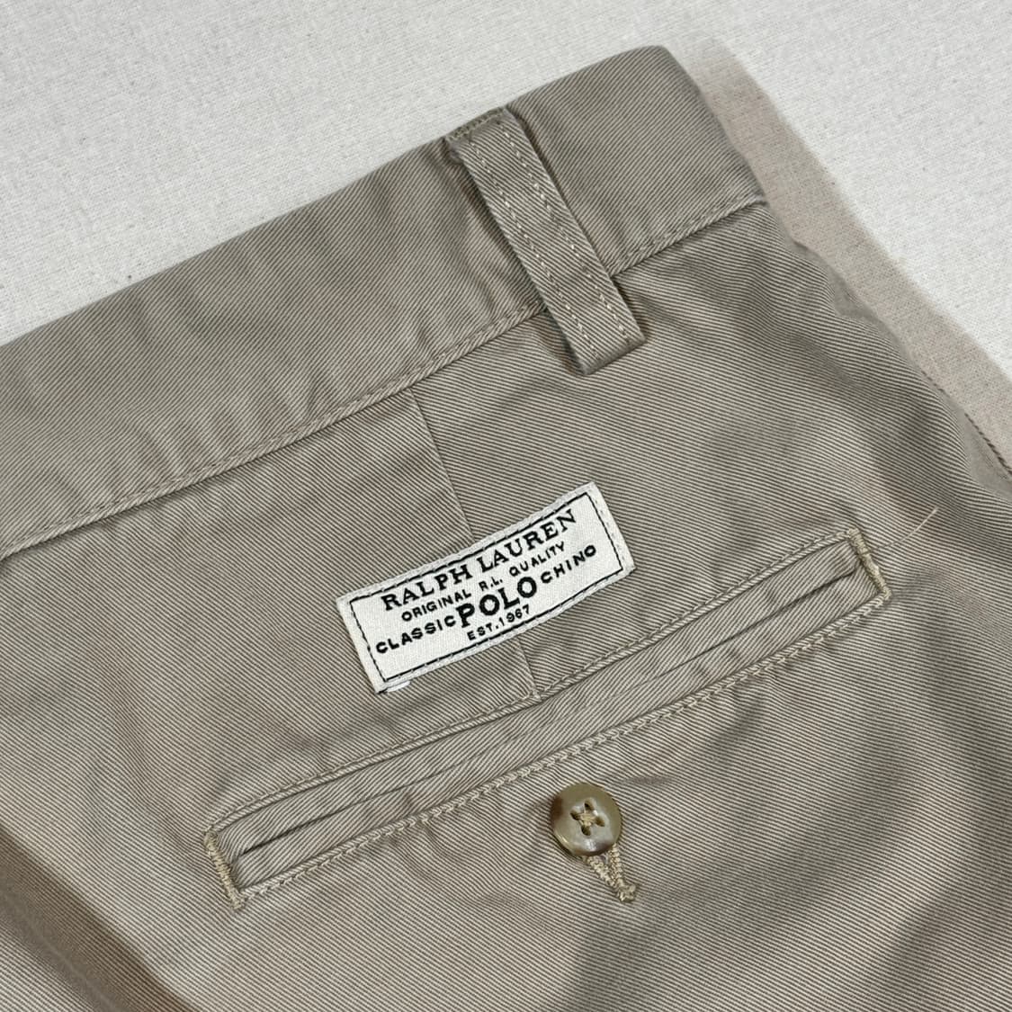 32inch) 폴로 랄프로렌 베이지 2T 클래식 치노팬츠 면바지 상품이미지3