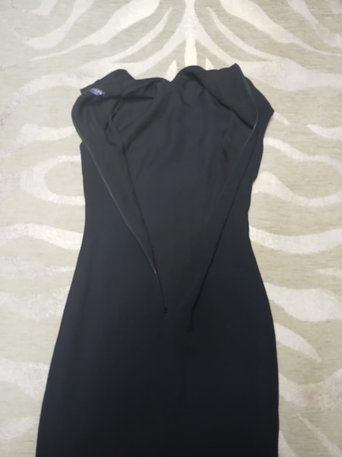 랄프로렌 컬렉션 블랙 드레이프 원피스  상품이미지3