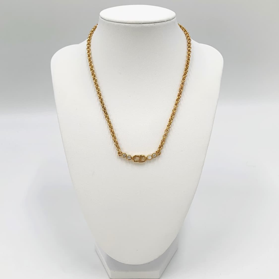 크리스찬 디올 CD 체인 링크 큐빅 목걸이 NO.30 상품이미지2