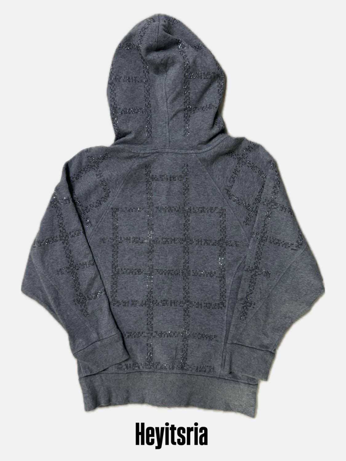 armani exchange 그레이 Y2K 후드집업 상품이미지3