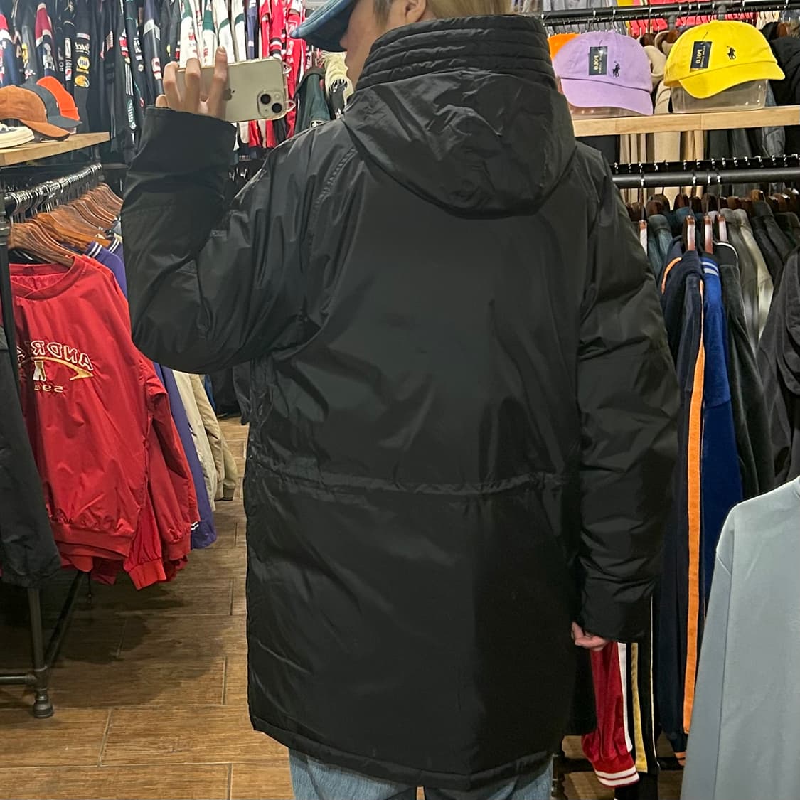 [HI] 나이키 하프 패딩 블랙 상품이미지5