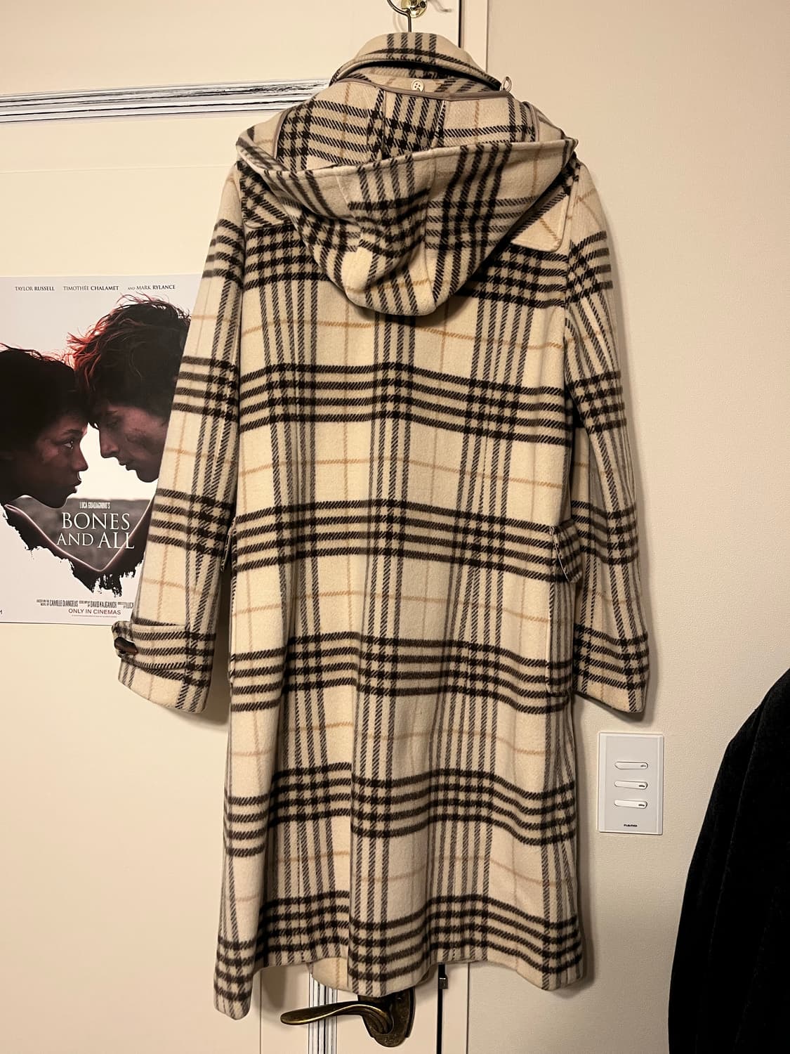 빈티지 체크 떡볶이코트 (착샷o) 상품이미지2