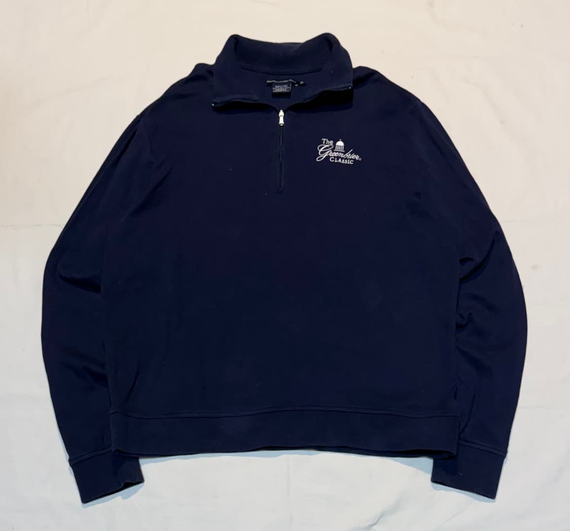 폴로 랄프로렌 빅포니 반집업 맨투맨 스웻셔츠 네이비 상품이미지3