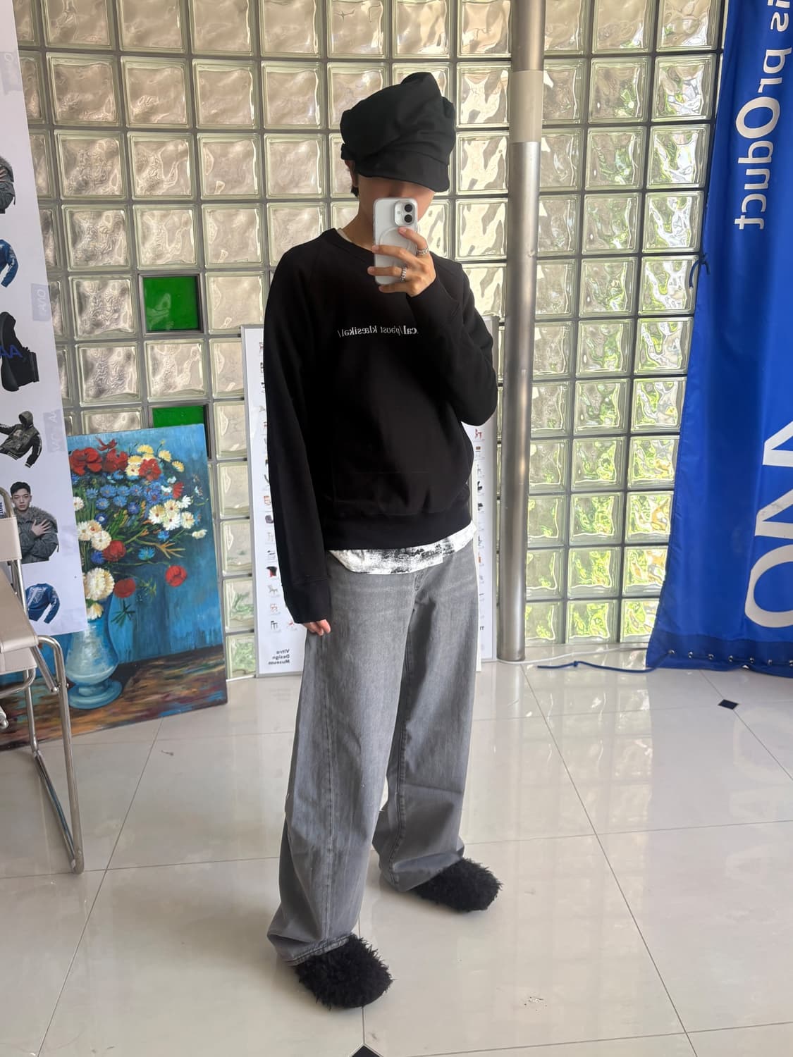 Post-classicalcrewneck sweatshirt 상품이미지3