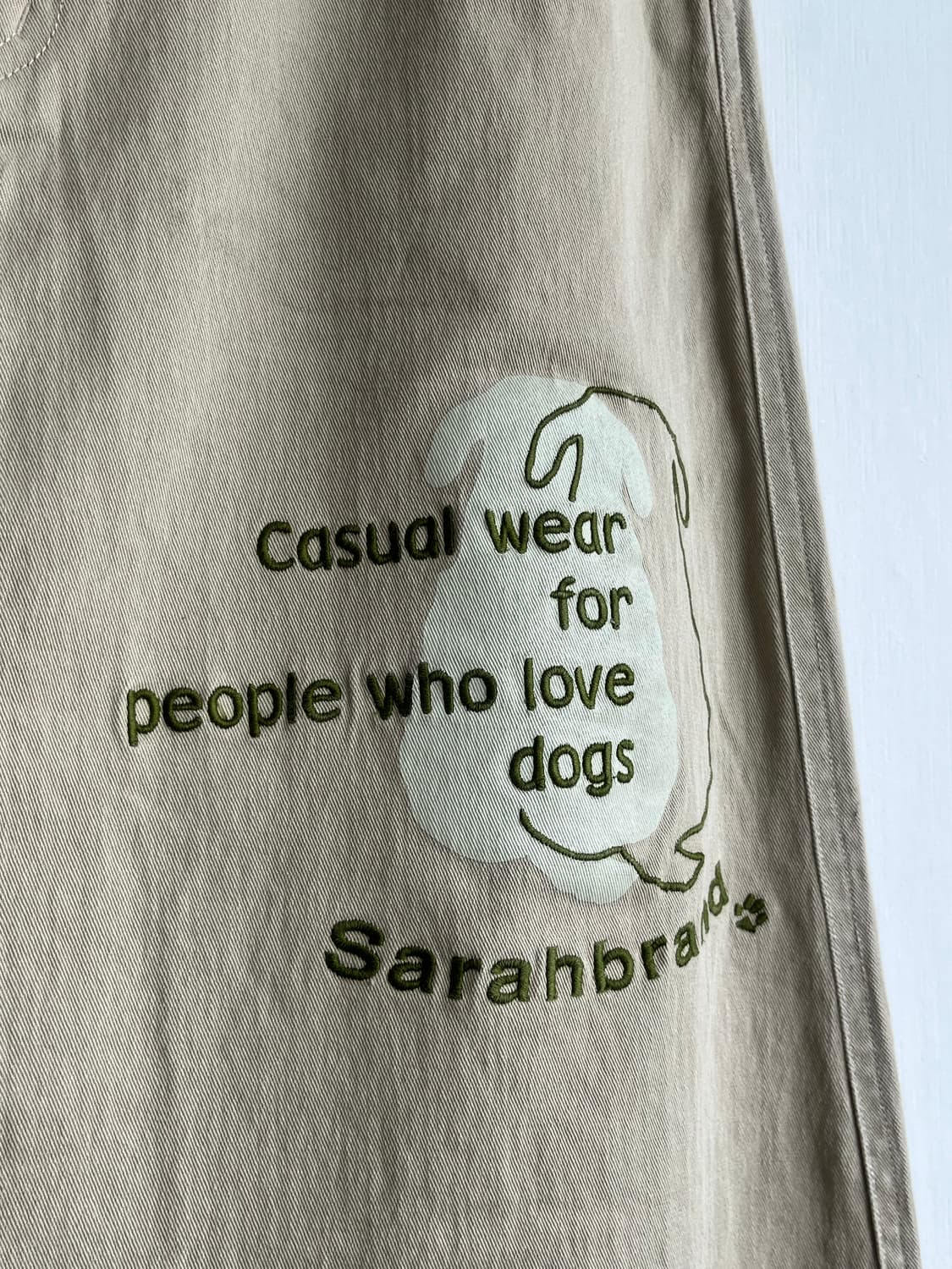 Sarah brand 베이지 데님 스커트 상품이미지3