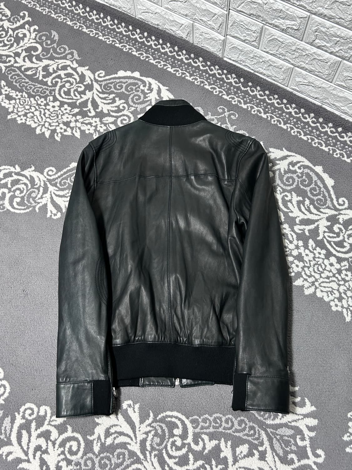 램스킨 레더 카라 자켓  상품이미지6