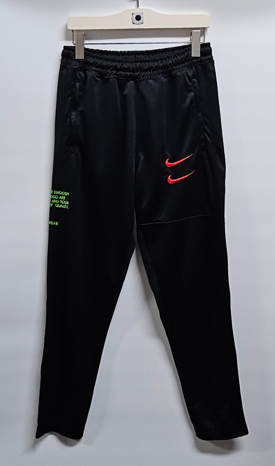 나이키 더블 스우시 블랙 트레이닝 바지 M 상품이미지1