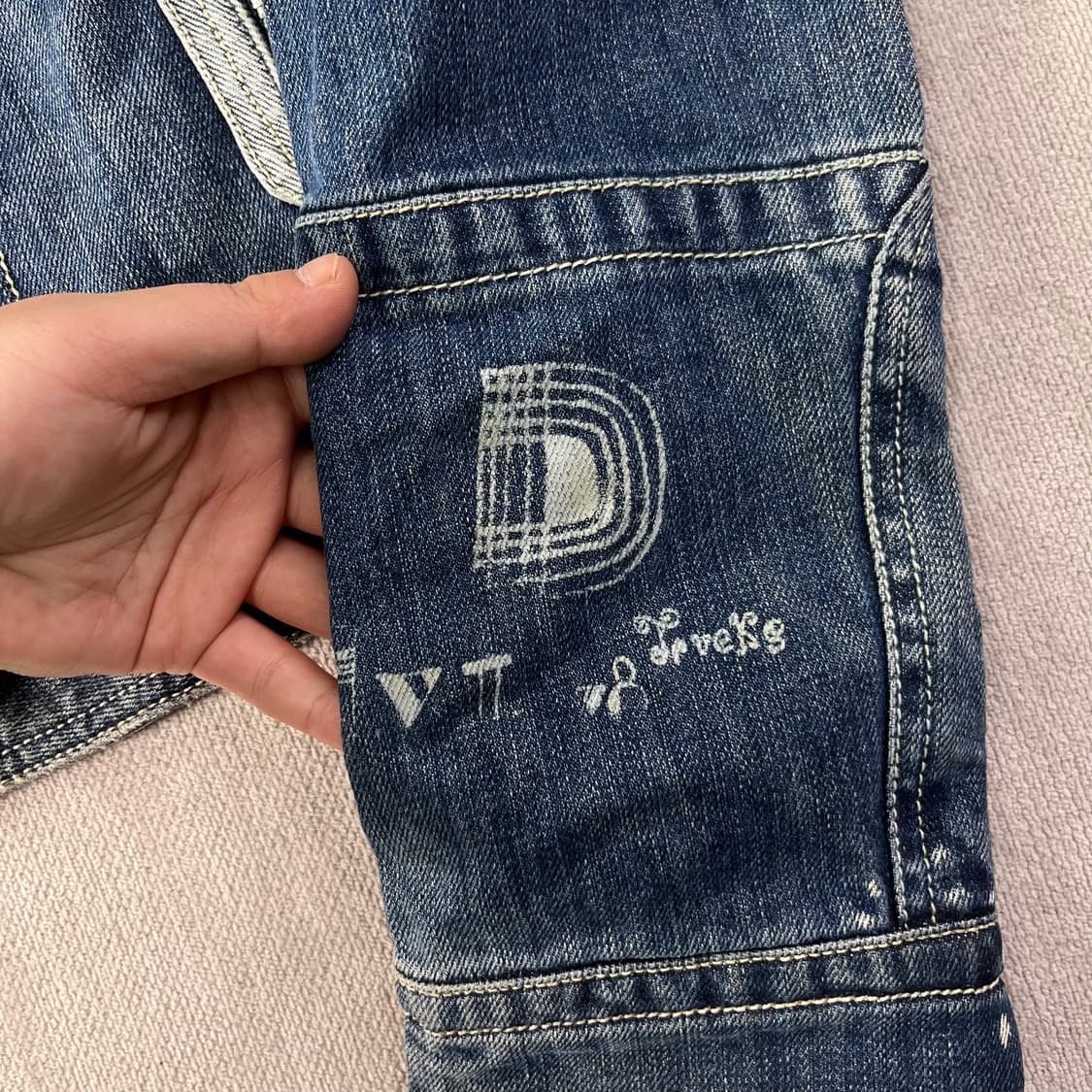 W 90 디젤 웨스턴 스타일 y2k 데님 자켓 상품이미지5