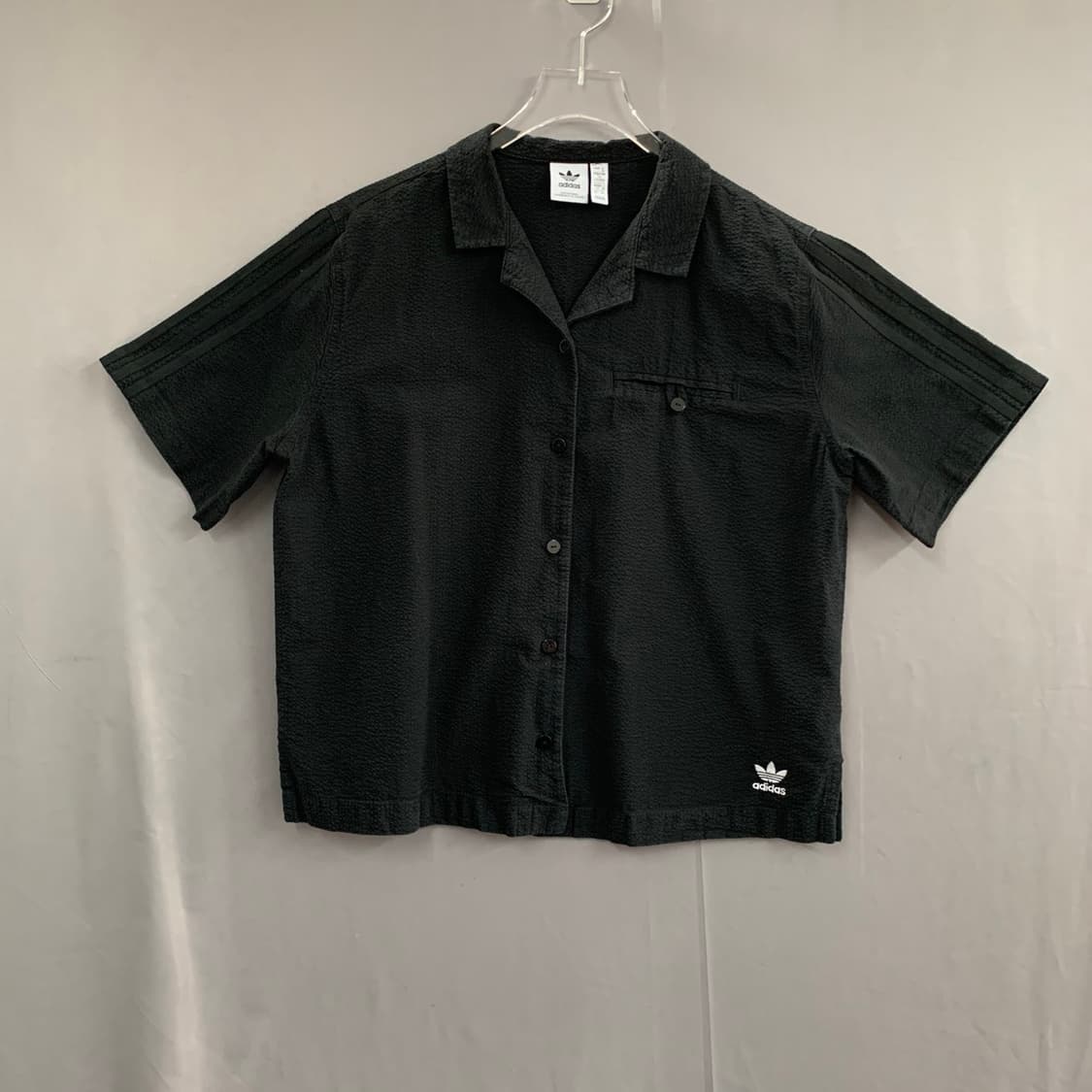 L 아디다스 우먼스 아디컬러 클래식 포플린 반팔 셔츠 상품이미지2