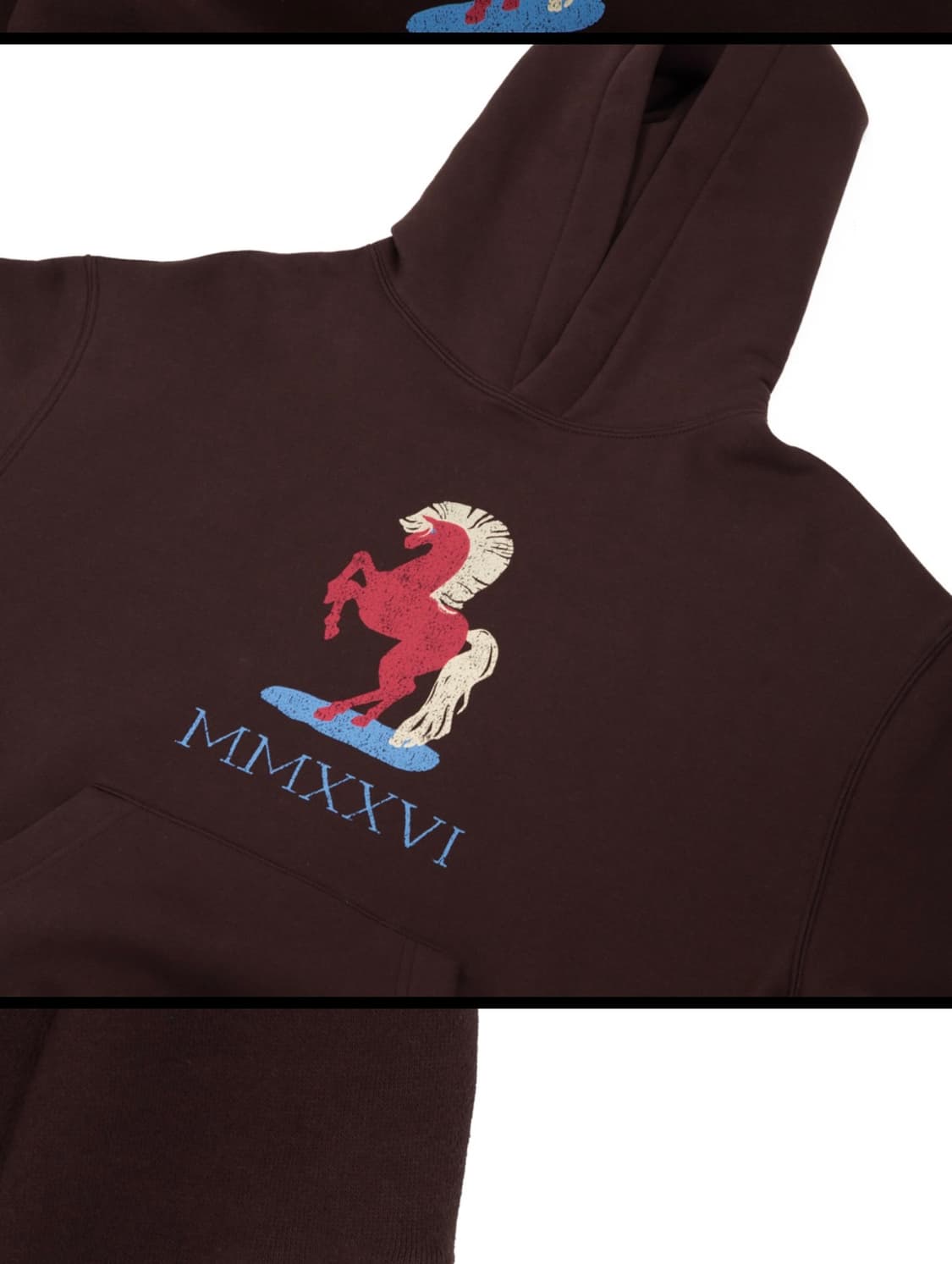 아이앱 스튜디오 레드 홀스 후디 브라운 상품이미지7