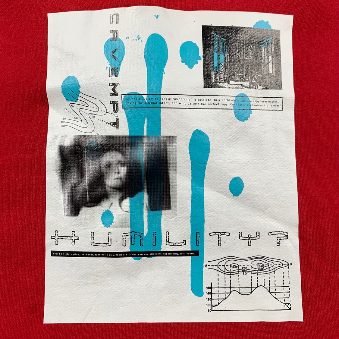 카브엠트 그래픽 후드티 레드 상품이미지3