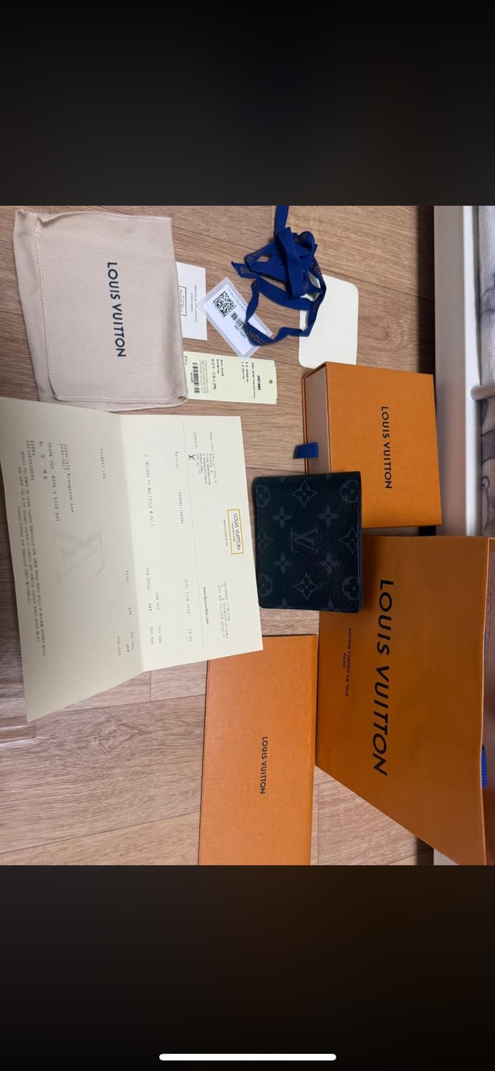 [상태 s]루이비통 이클립스 반지갑 풀박스 상품이미지1