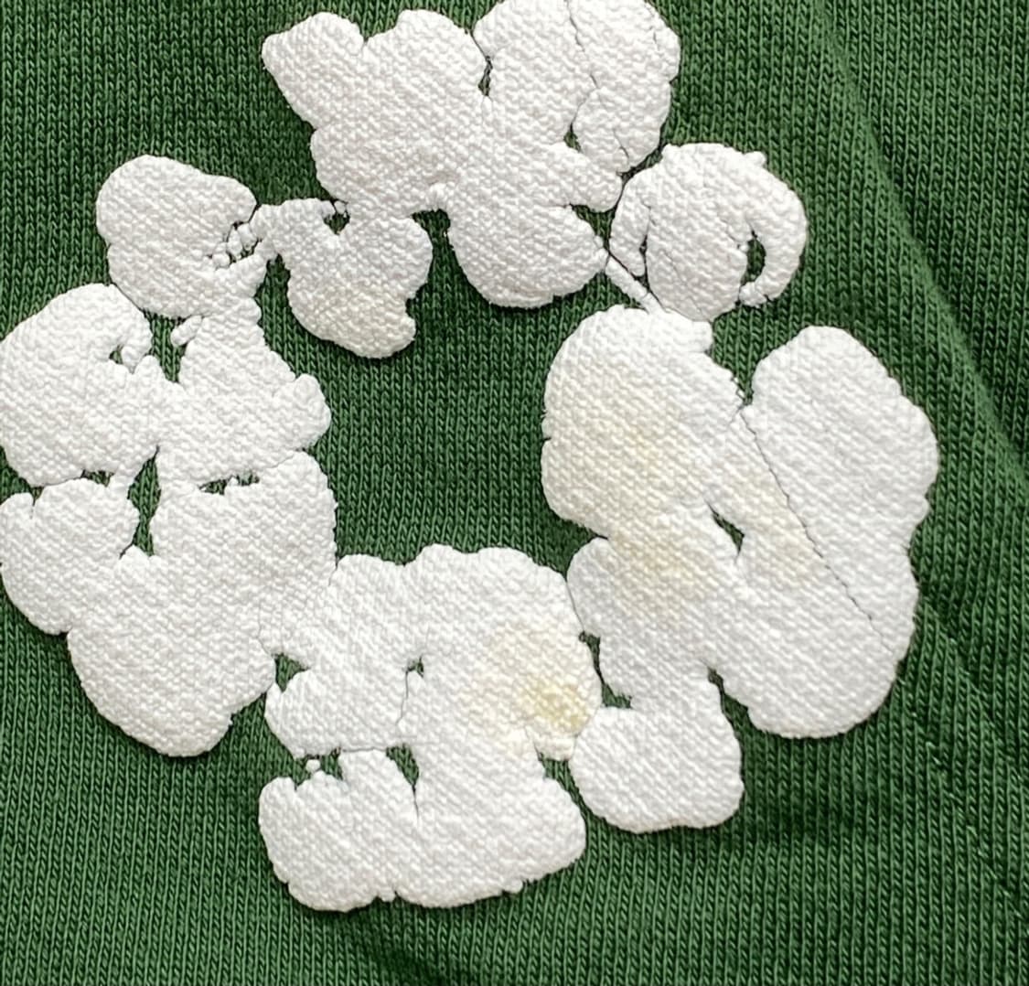 (개급처)데님티어스 후드티 그린 M 상품이미지2