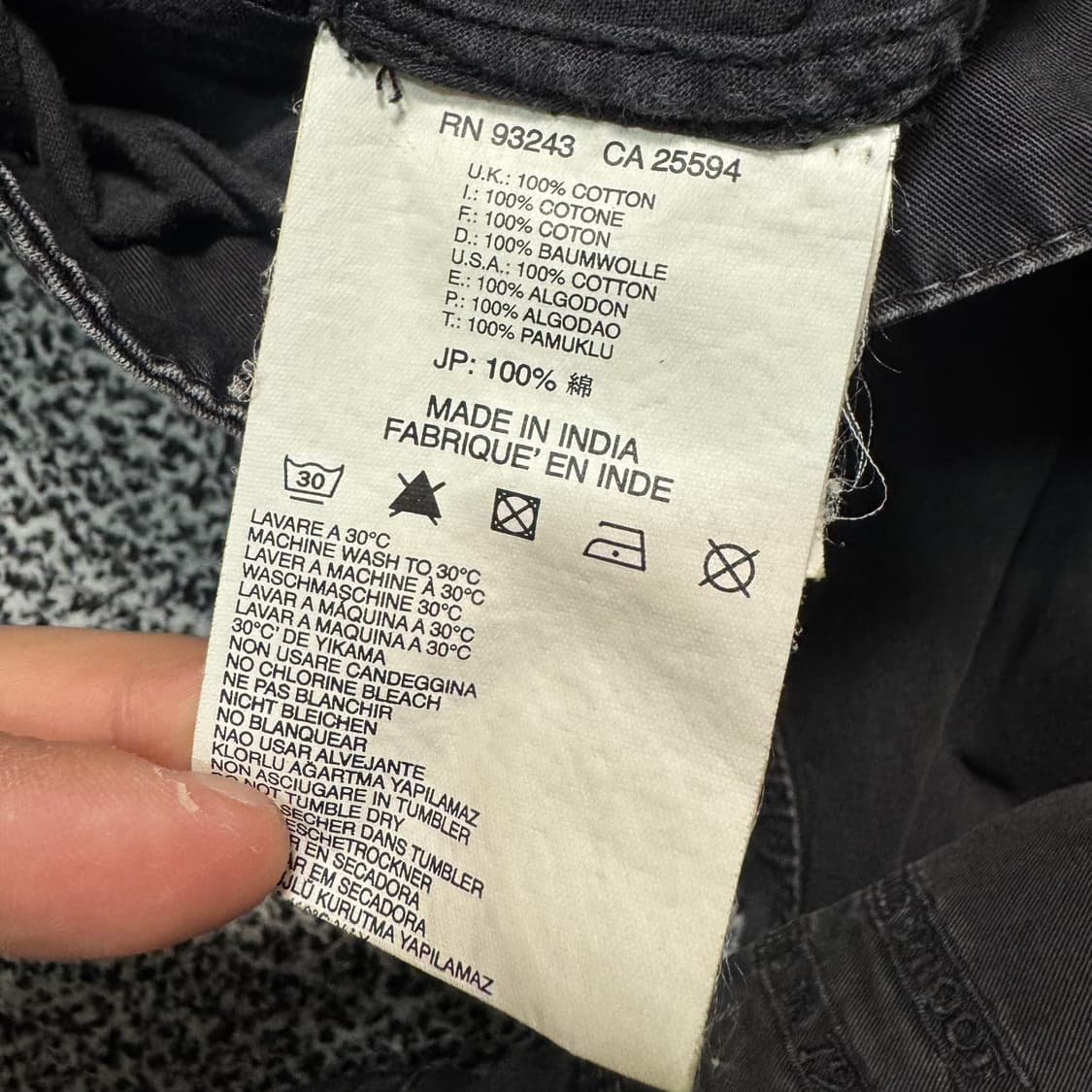 Name : 디젤 스몰 자수로고 빈티지워싱 멀티포켓 자켓 :)  상품이미지7