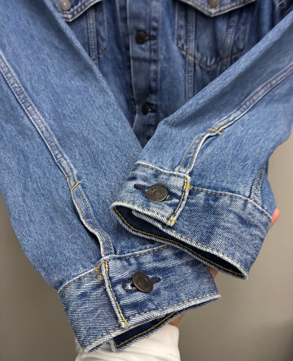 (L)리바이스 3세대 중청 데님 블랭크탭 트러커자켓 데님자켓 청자켓 상품이미지8