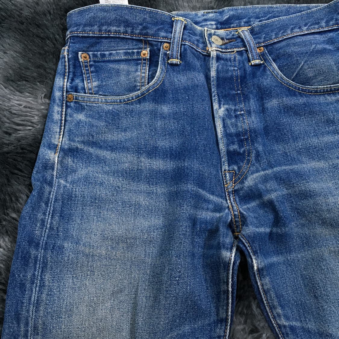 투티/0142 리바이스 501 워싱 청바지 상품이미지4