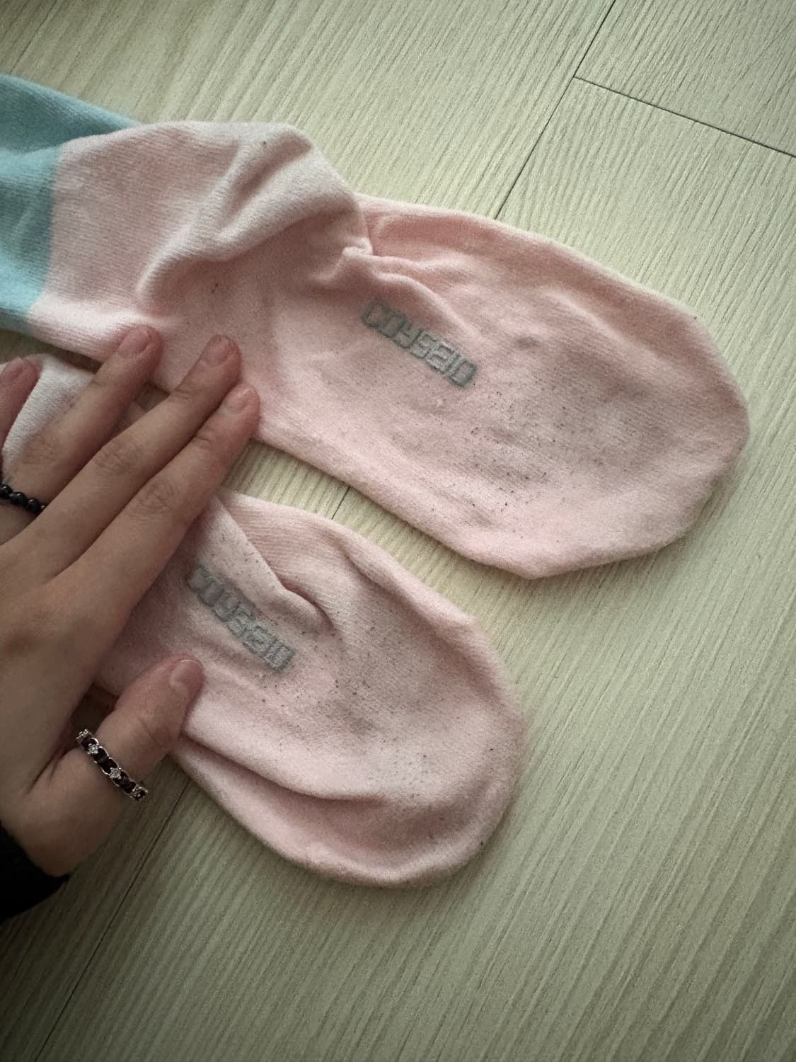 코이세이오 브라이스 핑크 줄무늬 양말 상품이미지4