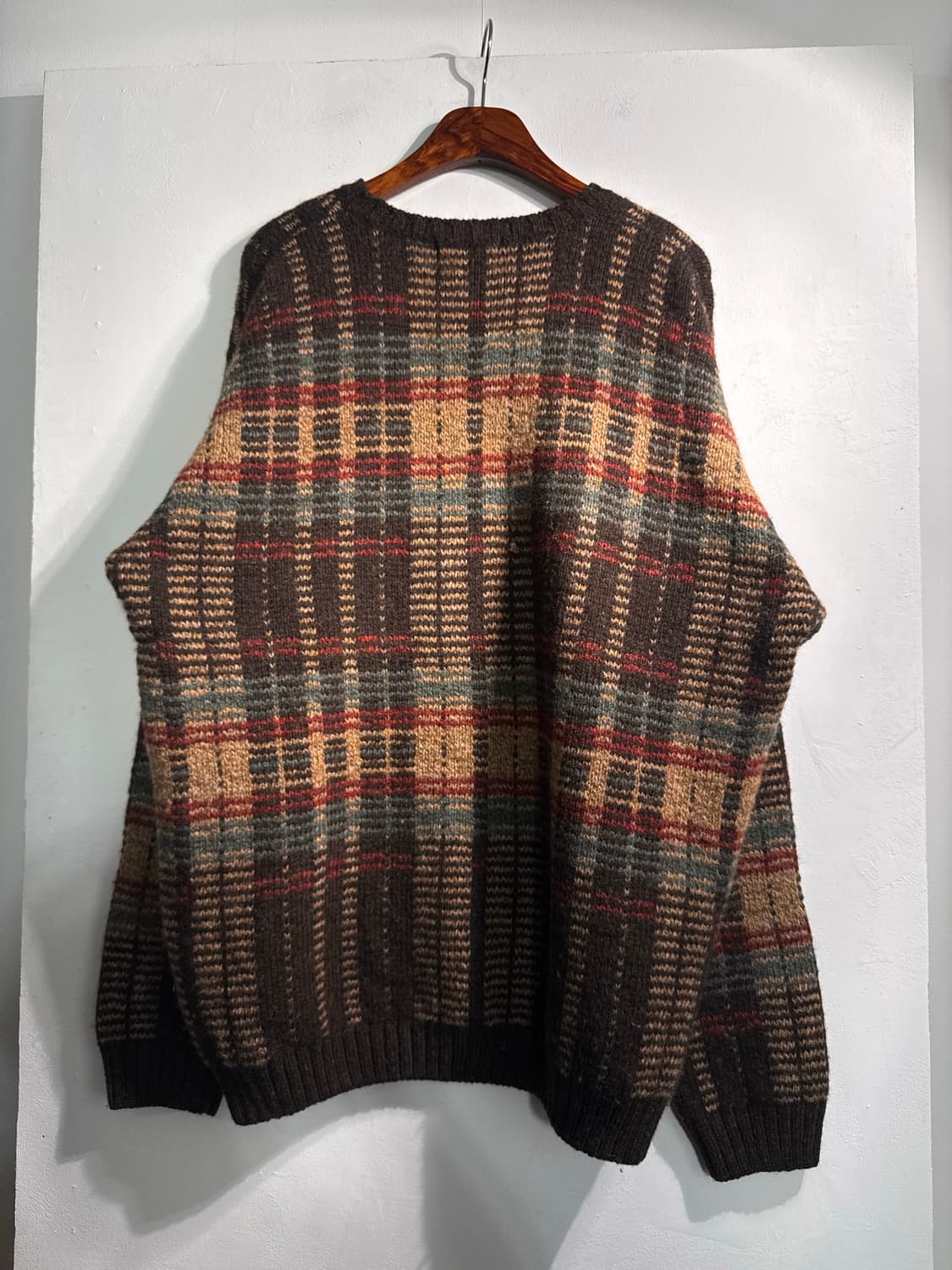 LL BEAN 엘엘빈 1980년대 빈티지 울 100% 니트 L C507 상품이미지2