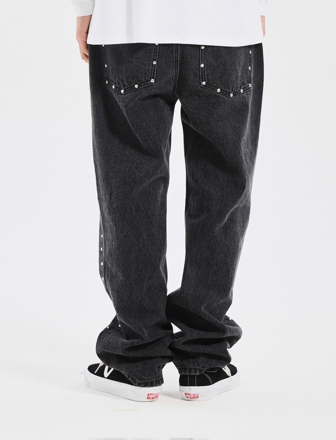 엑스트라오디너리 스터드 데님 블랙 M 상품이미지2