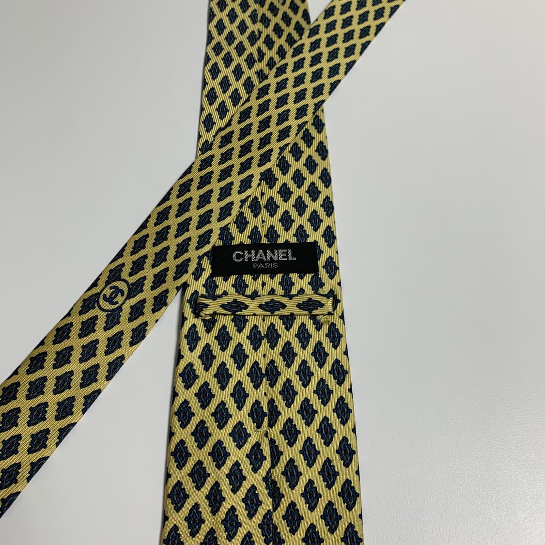 샤넬(CHANEL) 클래식 명품넥타이 100실크 A+등급 8.3cm 상품이미지5