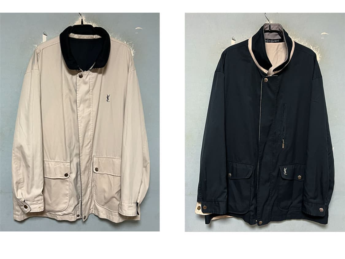 입생로랑 남자 양면 블루종 춘추 XXL 110 상품이미지1