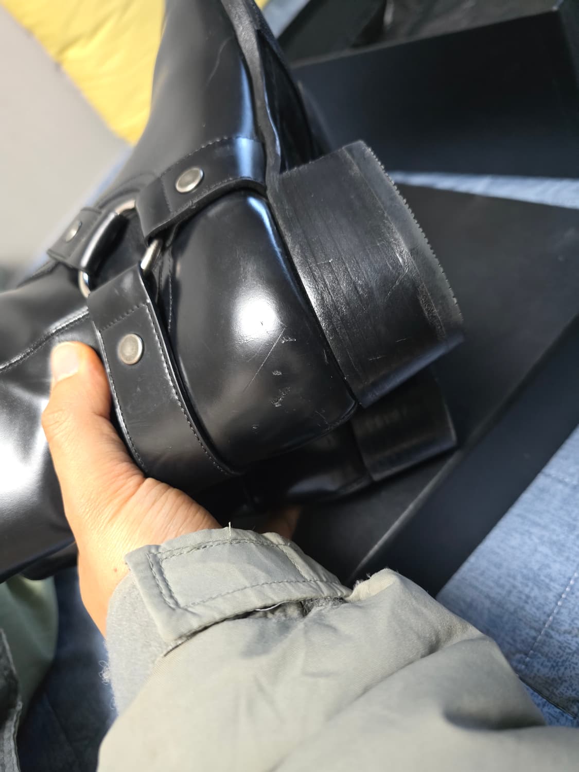 생로랑 모터사이클 하네스 부츠 43사이즈 상품이미지6