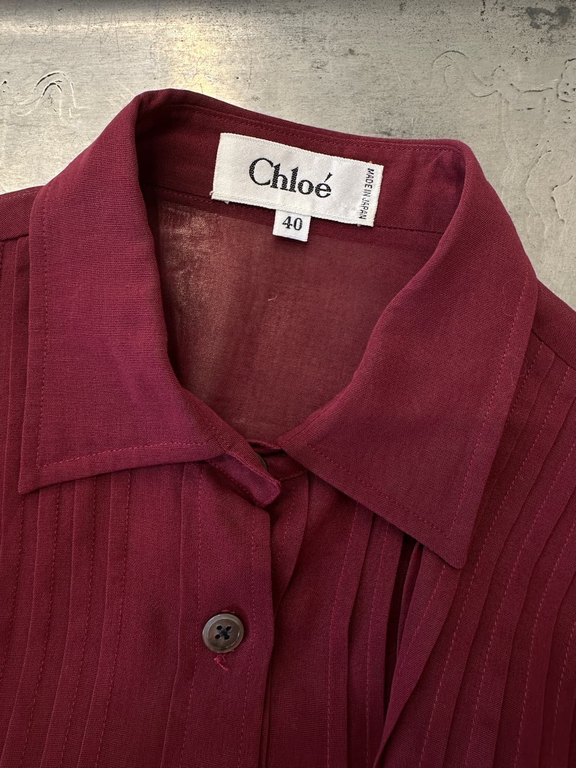 chloe 시스루 셔츠 상품이미지2