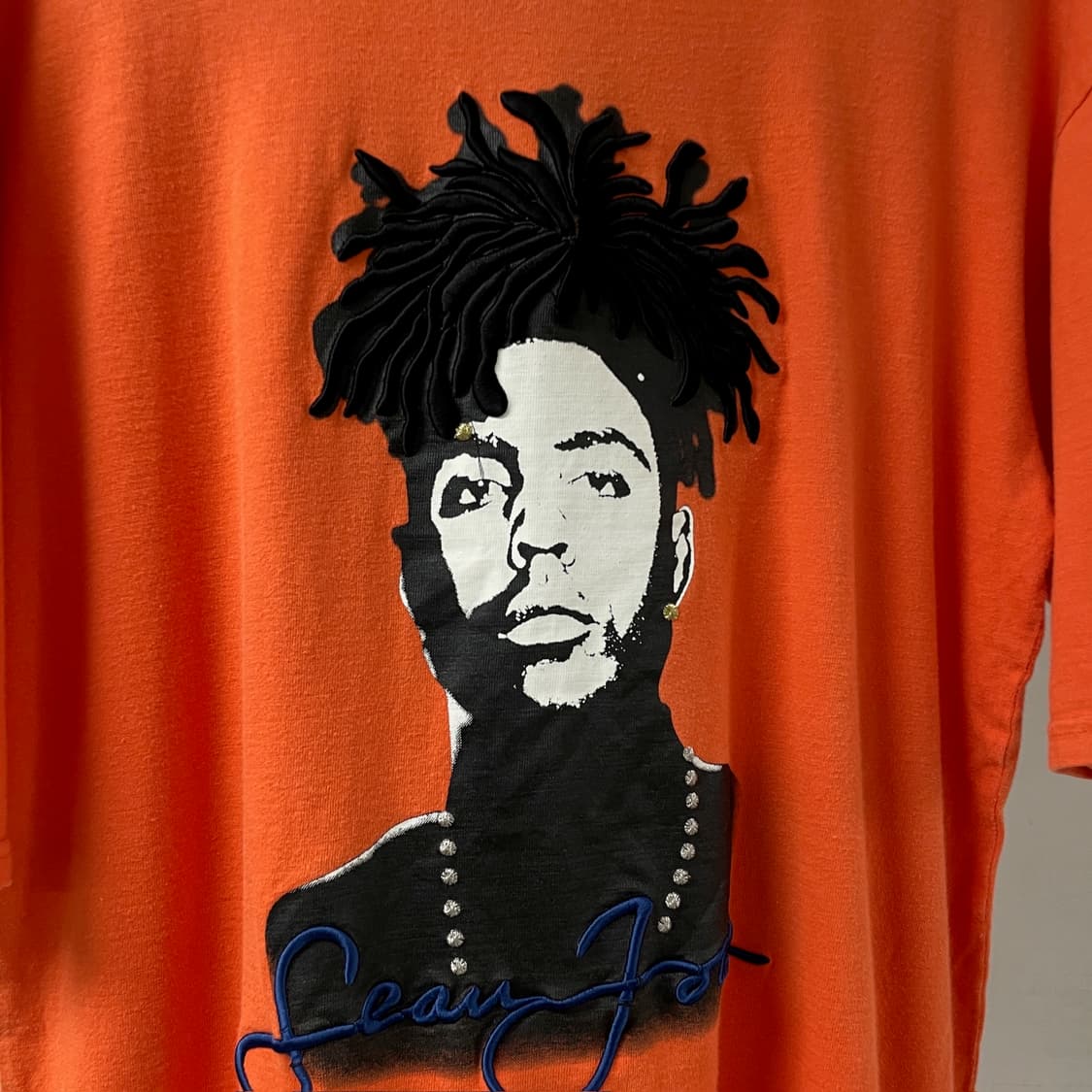 펠레펠레 오렌지 반팔 티셔츠 XL 상품이미지4