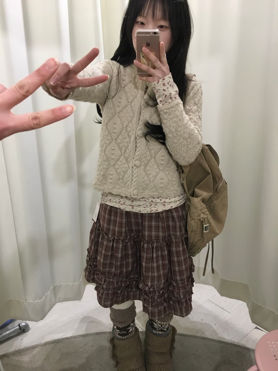 burning-lotus flower cardigan 상품이미지5