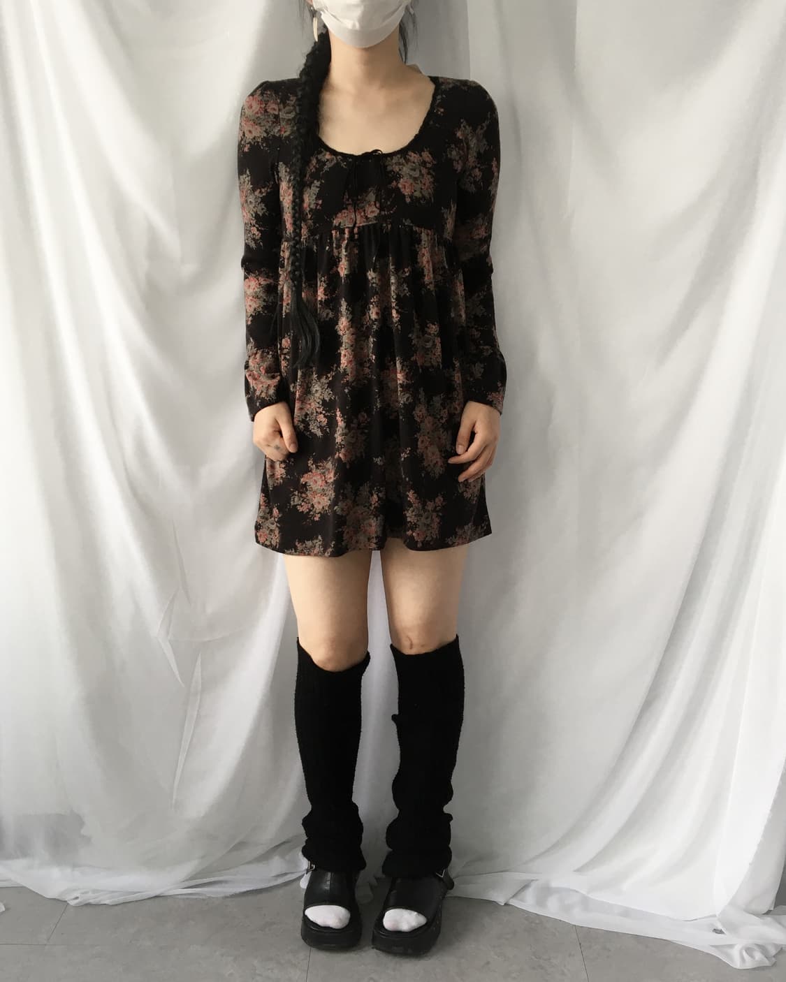Lest rose flower pattern onepiece 상품이미지5
