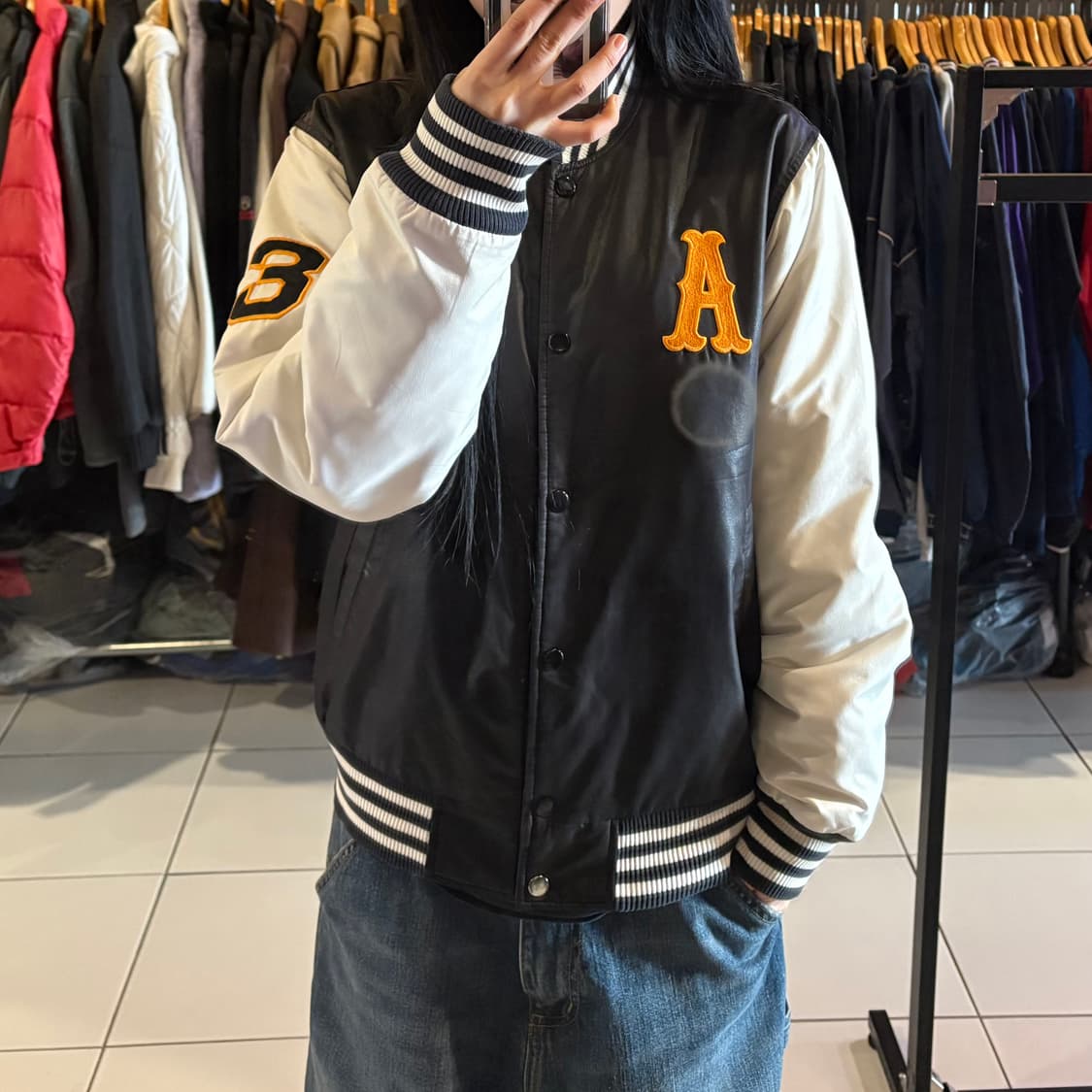 아디다스 스펠아웃 스타디움 바시티 자켓 상품이미지1