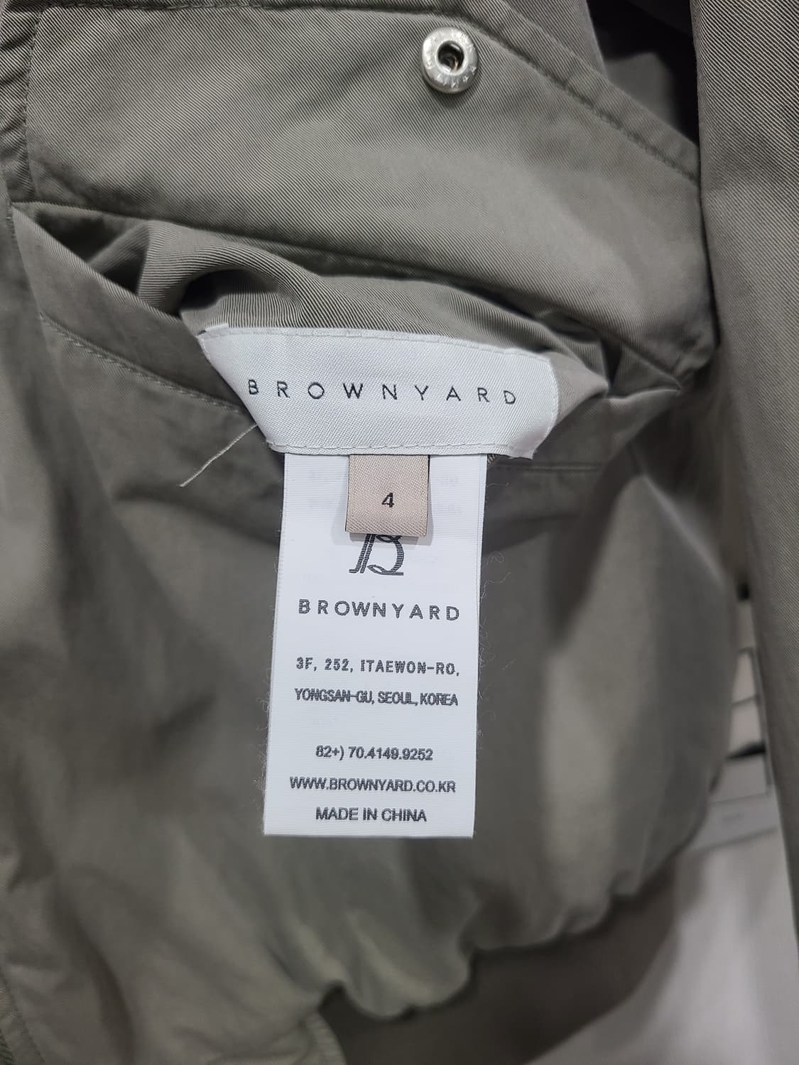 브라운야드 22fw 올리브 마원 ma-1 [4 size] 상품이미지3